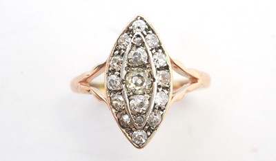 Lot 110 - A 19th Century diamond ring.