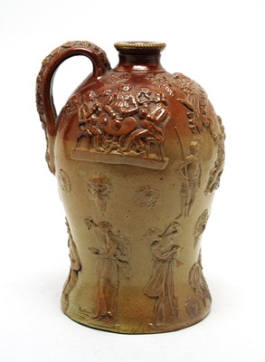 Lot 513 - 19th Century saltglazed stoneware Whisky bottle