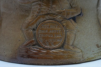 Lot 513 - 19th Century saltglazed stoneware Whisky bottle