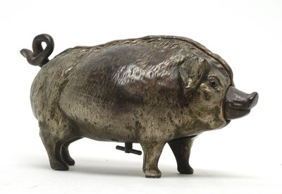 Lot 783 - 19th Century pig pattern table bell
