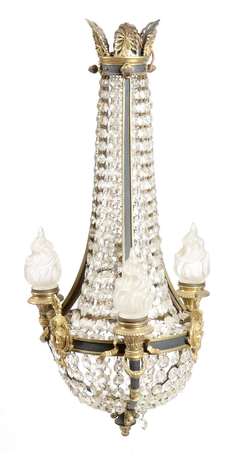 Lot 794 - Late 19th/early 20th Century bag chandelier