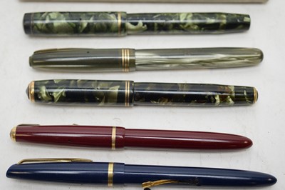Lot 187 - Selection of fountain pens.