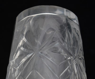 Lot 620 - Irish glass tumbler, stirrup cup