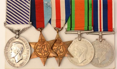 Lot 1077 - Distinguished Flying Medal group, awarded to 1684777 F/Sgt Kenneth Leigh RAF
