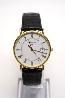 Lot 121 - An 18ct yellow gold cased Longines Grande Classique wristwatch