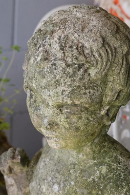Lot 160 - 20th Century composite stone garden statue.