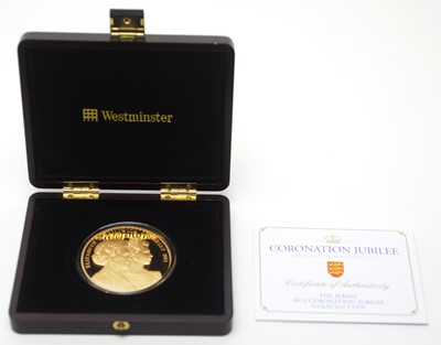 Lot 6 - Coronation Jubilee £10 gold proof coin