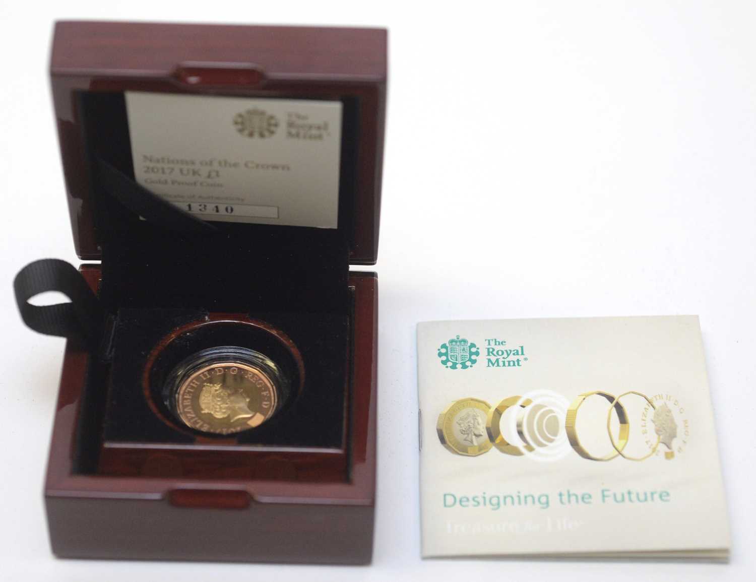 Lot 7 - Nations of the Crown £1 gold proof coin
