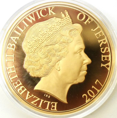 Lot 26 - A Sapphire Jubilee gold £10 proof 5oz coin