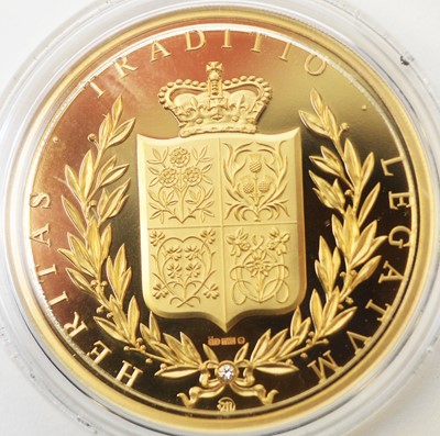 Lot 27 - The Queen’s 90th Birthday gold NumisProof coin