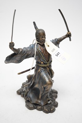 Lot 541 - Three Samurai Warrior figures.