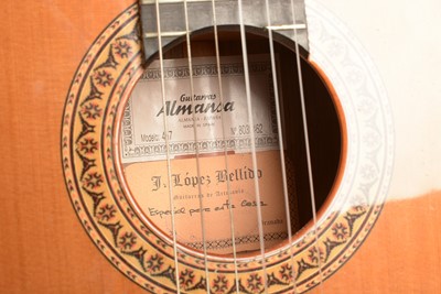 Lot 808 - An Almansa 457 Classical Guitar