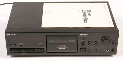 Lot 725 - A Sony TC-K611S stereo cassette deck.