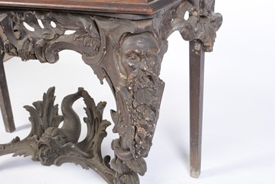 Lot 637 - 18th Century and later console table