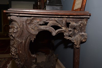 Lot 637 - 18th Century and later console table