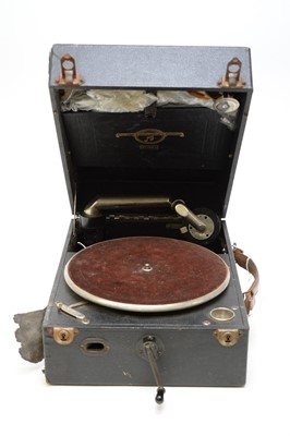 Lot 728 - Columbia portable gramophone