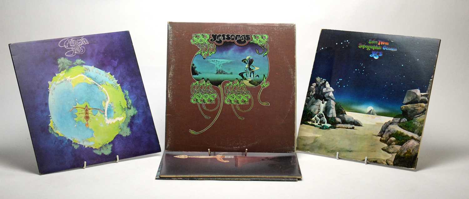 Lot 875 - Yes and Rick Wakeman LPs