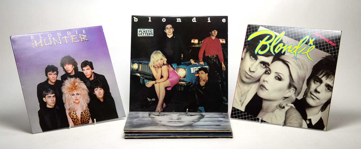 Lot 878 - Blondie and Kim Wilde LPs