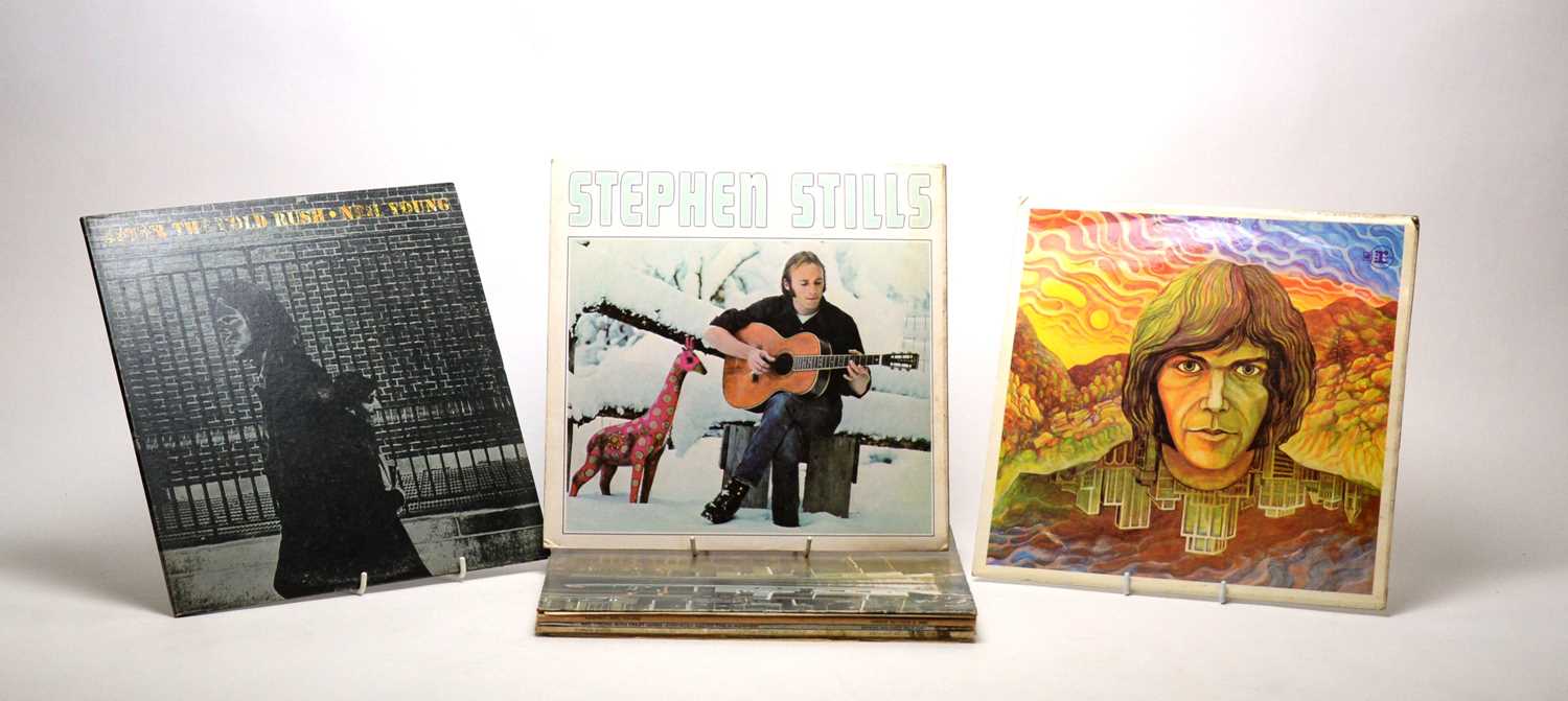 Lot 916 - Neil Young, Stephen Stills, and Beach boys LPs