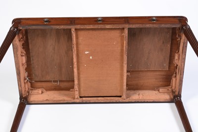 Lot 91 - William IV mahogany washstand, stamped Gillows