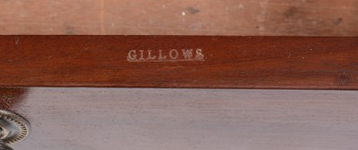 Lot 56 - William IV mahogany washstand, stamped Gillows