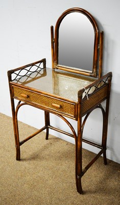 Lot 86 - An early 20th Century bentwood and canework washstand