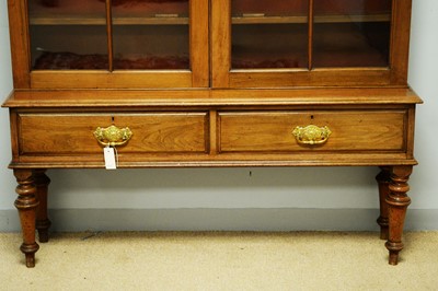 Lot 121 - 19th C bookcase on stand.