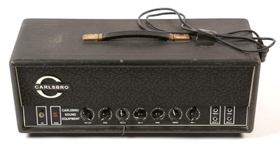 Lot 835 - A Carlsbro Sound Equipment amp head.