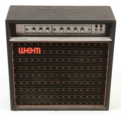 Lot 836 - A Watkin Dominator 50 guitar amplifier.