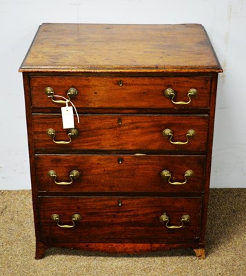 Lot 35 - A early 19th Century mahogany chest of drawers