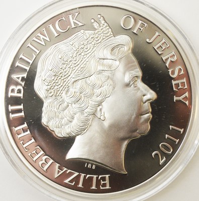 Lot 31 - The Royal Wedding Jersey 2011 silver 5oz coin