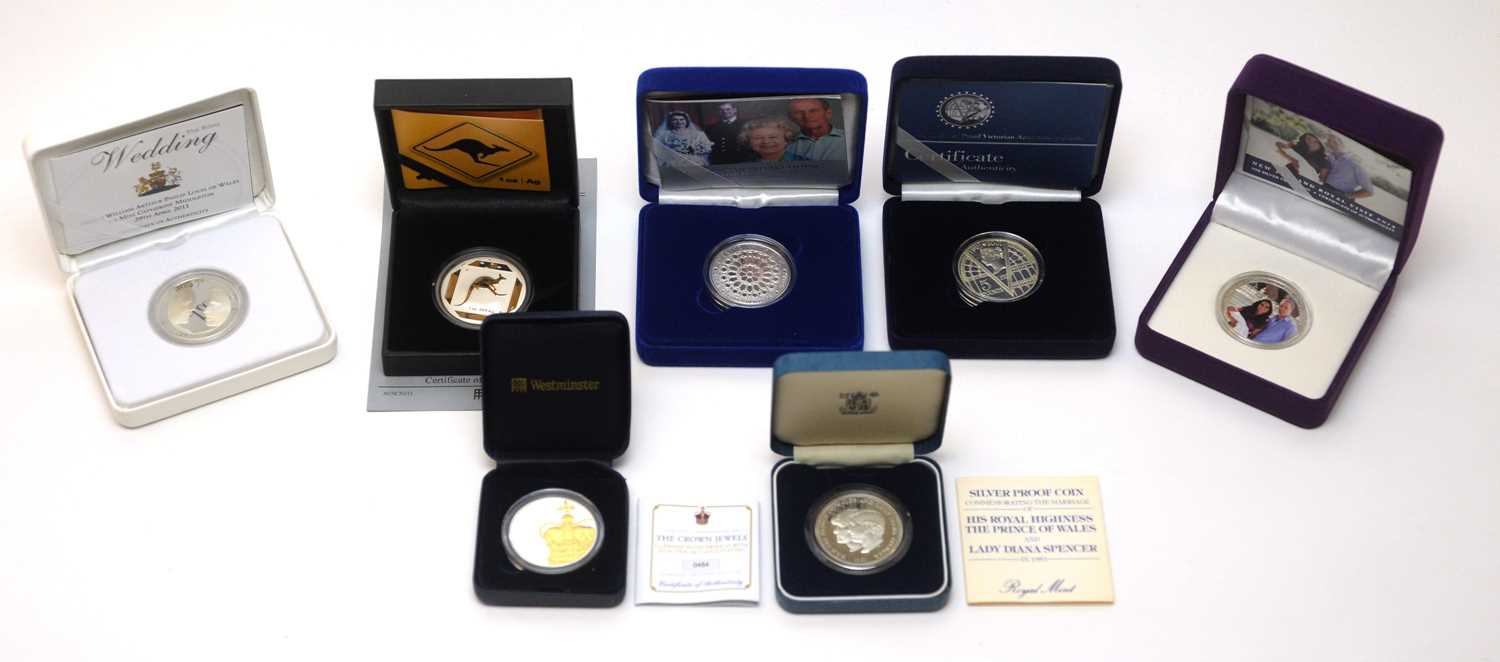 Lot 32 - Silver proof coinage