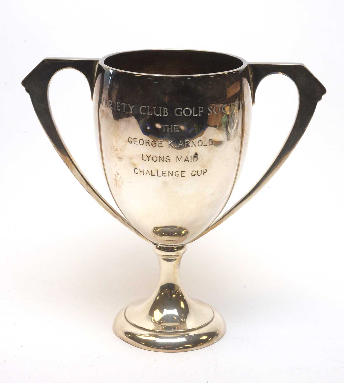 Lot 203 - Two-handled silver trophy cup