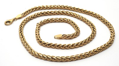 Lot 220 - 9ct yellow gold chain necklace