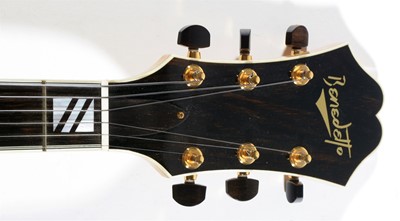 Lot 814 - A Luthier made Benedetto style single cutaway Jazz Guitar