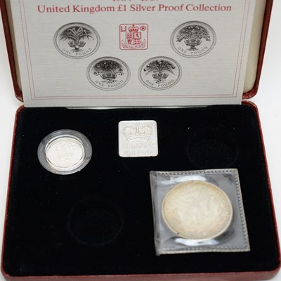 Lot 41 - A selection of silver and other commemorative coins