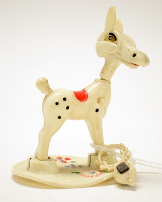 Lot 953 - A 1950s celluloid muffin the mule toy.