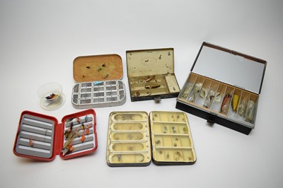 Lot 328 - Selection of Hardy Bros. fishing fly tin boxes; etc.