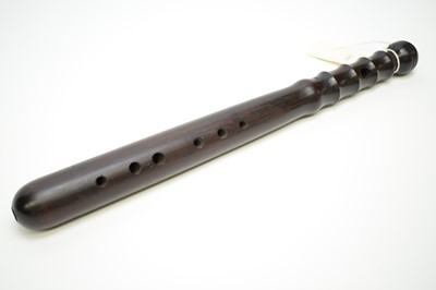 Lot 862 - A novelty Truncheon flute
