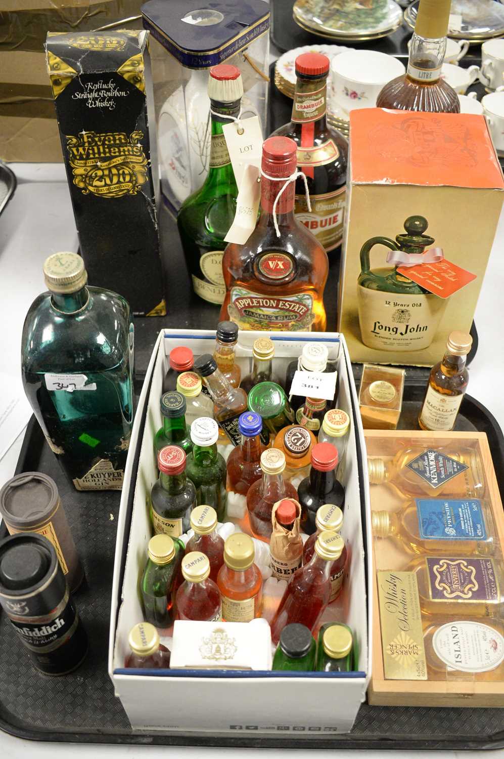 Lot 381 - A selection of liqueur and other miniatures.