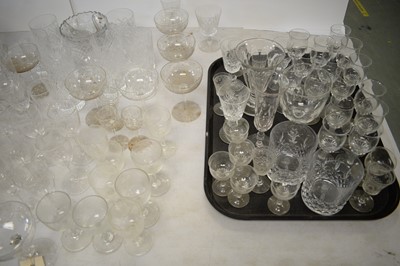 Lot 444 - Large selection of drinking glasses; and other items.