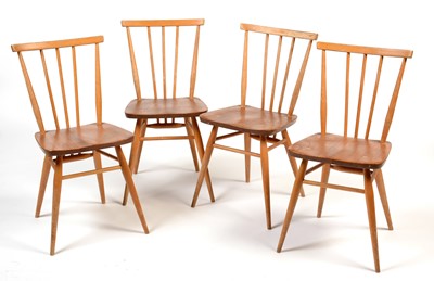 Lot 808 - Ercol: four all-purpose Windsor chairs, No 391