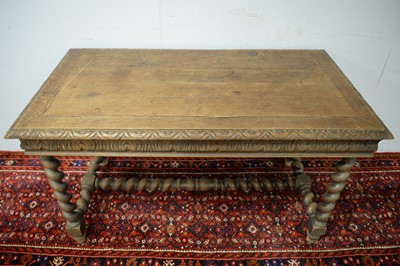 Lot 58 - A Victorian oak side table