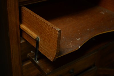Lot 123 - Edwardian mahogany music cabinet.