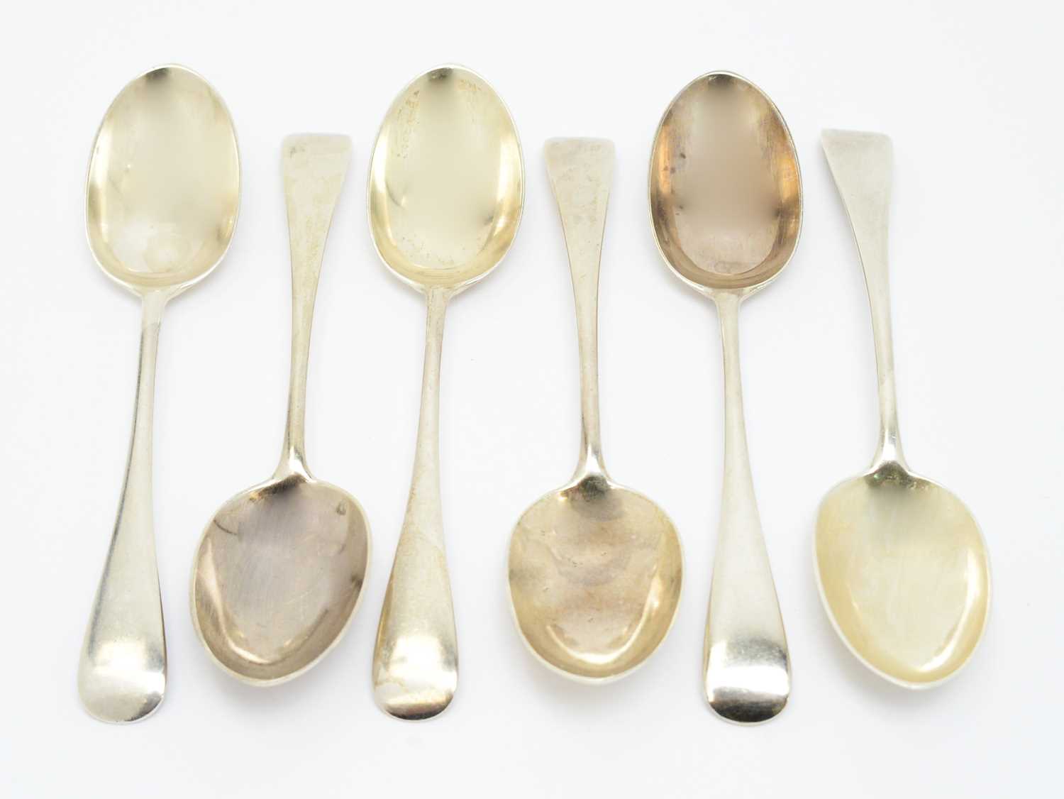 Lot 169 - A set of six Victorian silver dessert spoons