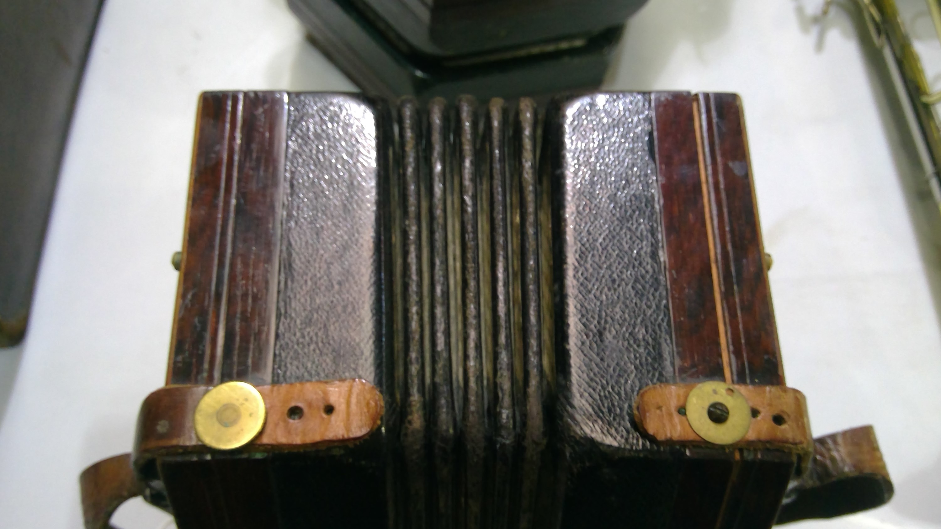 Lot 713 Lachenal 20 Button Anglo system Concertina