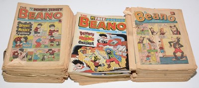 Lot 1384 - The Beano, sundry 1970's issues.