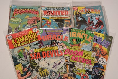 Lot 1394 - Doom Patrol, Sea Devils, Kamandi; and other comics.