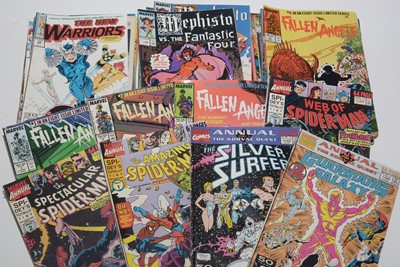 Lot 1411 - Fallen Angels, The Infinity Gauntlet, and other comics.