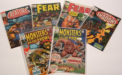 Lot 1274 - Monsters On The Prowl, and other comics.